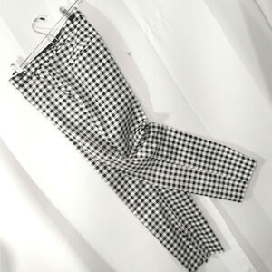 Banana Republic Monochrome Checkered Ankle Pants